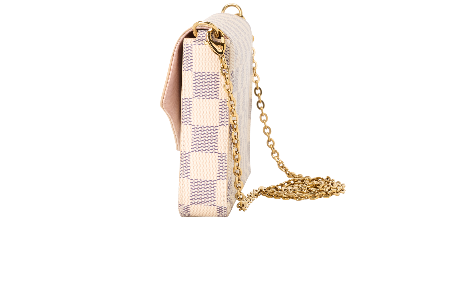 Felicie Pochette, &pound;795, Handbags, White, Canvas, Bottom view